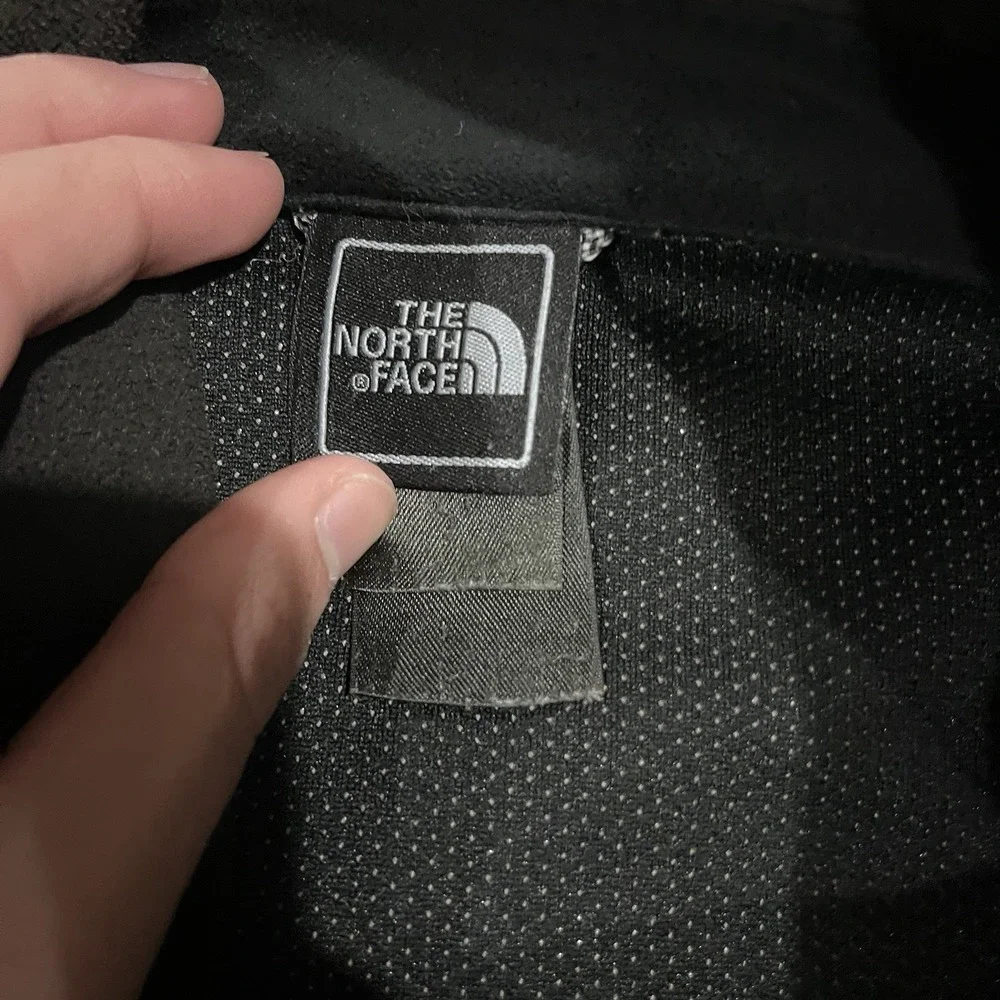The North Face Jacket WindWall Mens Large Black Fleece Winter Fall WARM